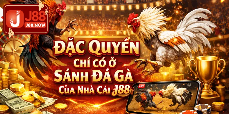 Đặc quyền chỉ có ở sảnh đá gà của nhà cái J88